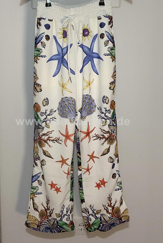 Freizeithose-weiss-bunt