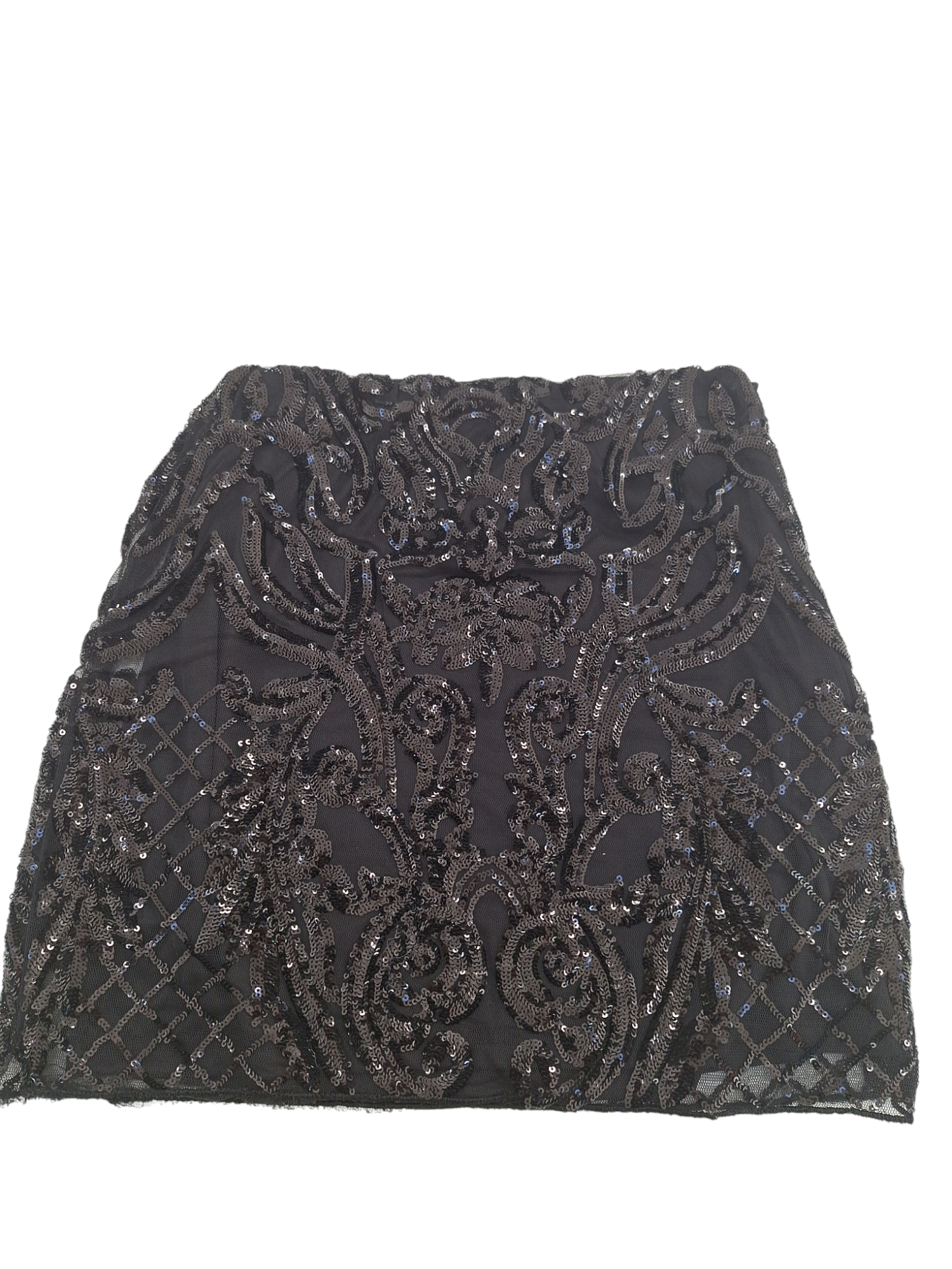Mini Rock schwarz Mit Pailletten