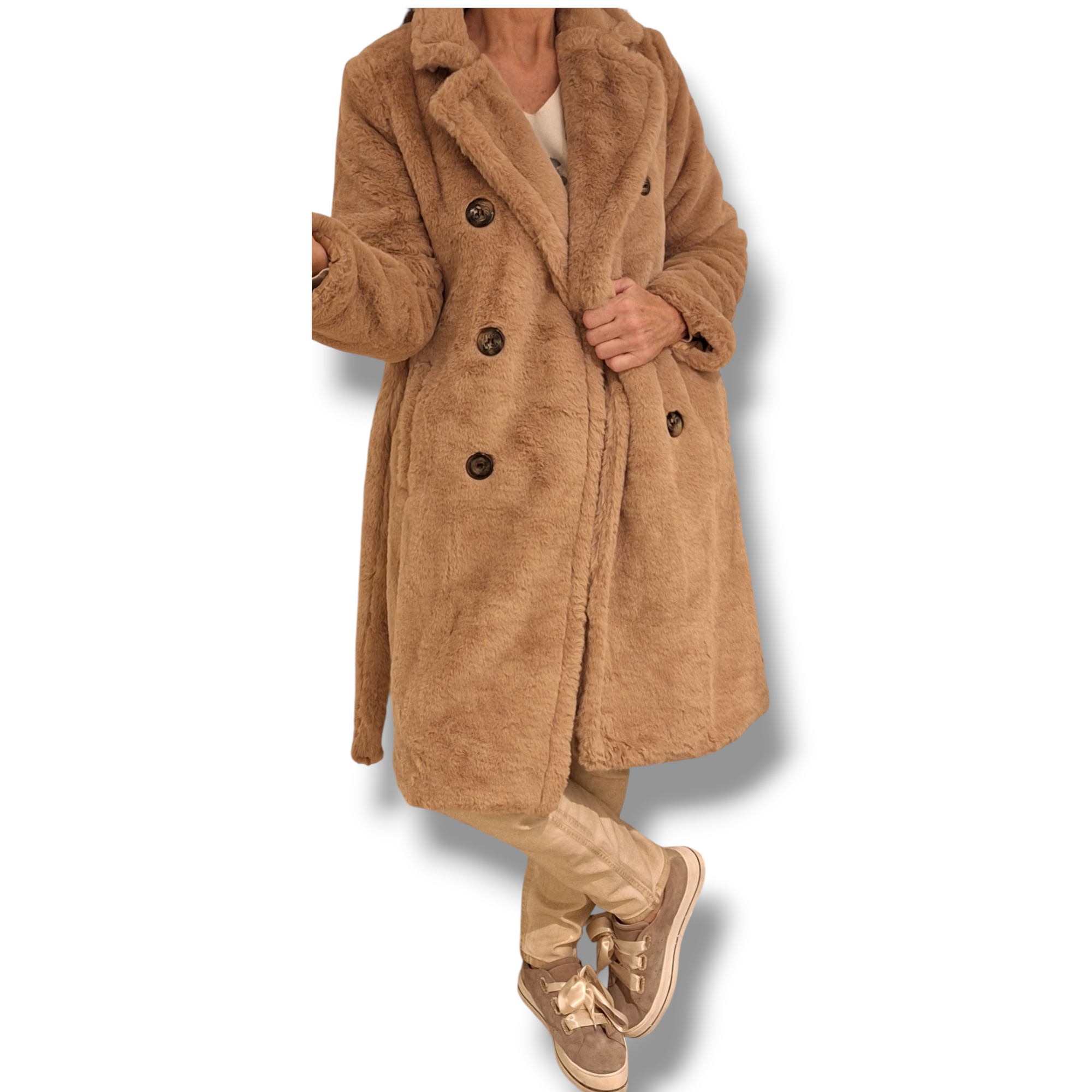 Teddy Mantel beige