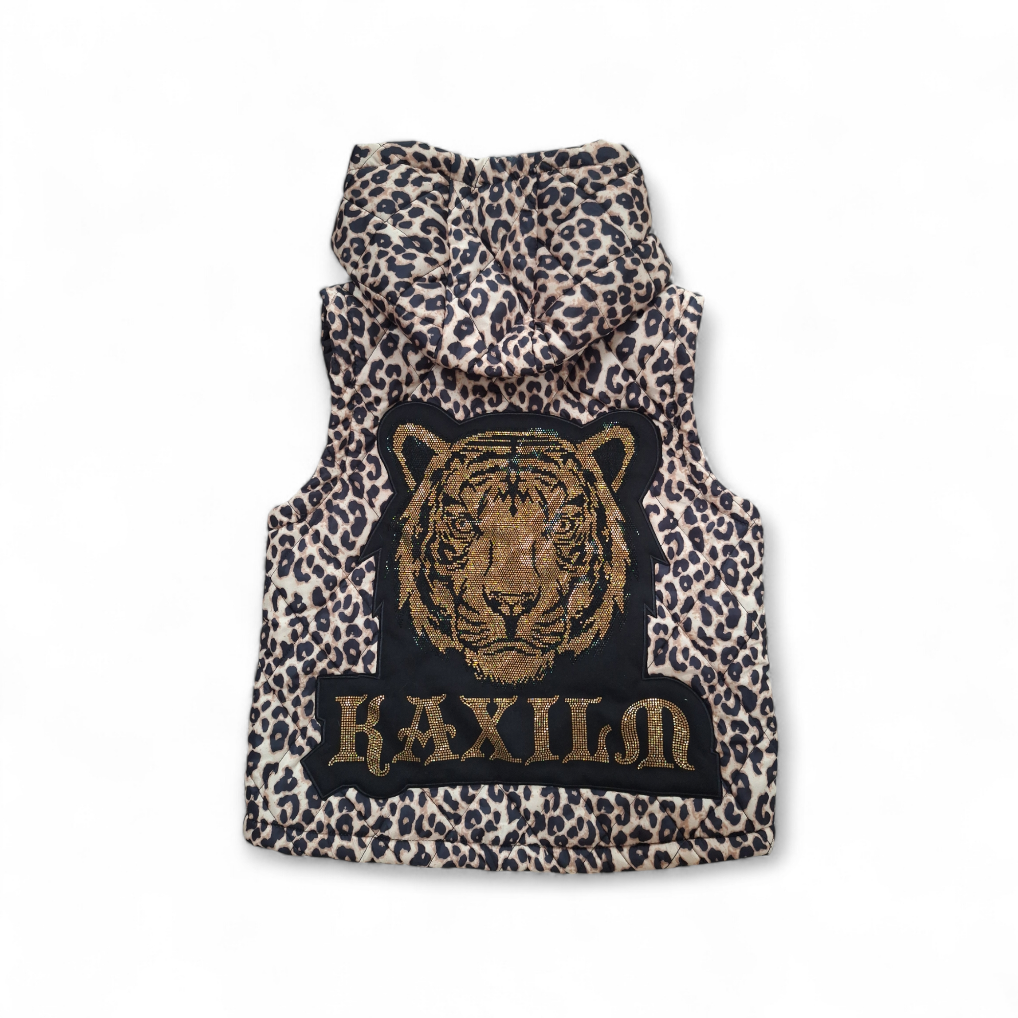 Glitzer Weste Tigerlook