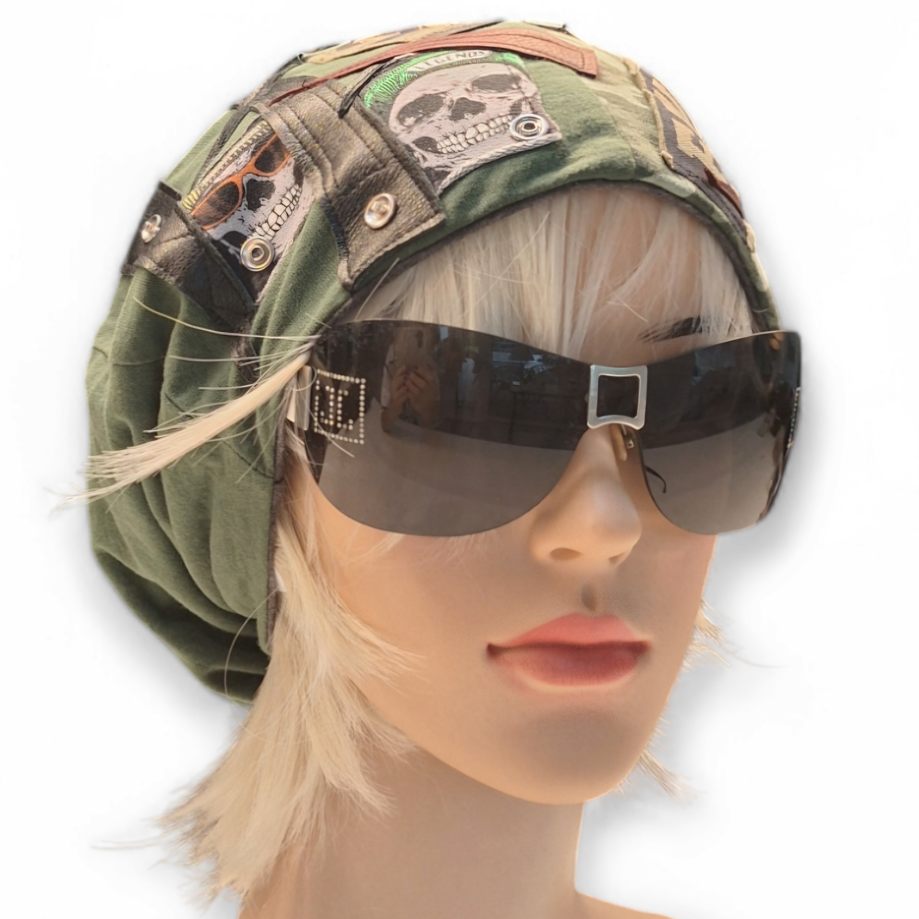 Beanie grün Tarnfarbe